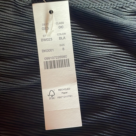 JCrew Ribbed Cutout black swimsuit with pearls - NWT - size 8 - Picture 6 of 6